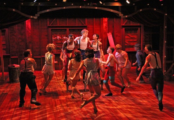 Maclain Rhine and the company of Cortland Repertory Theatre's production of Kiss Me, Kate perform Too Darn Hot.